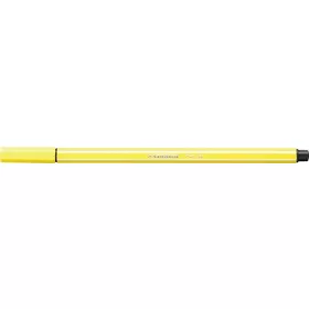 Filctoll, 1 mm, STABILO Pen 68, citromsárga (TST6824)