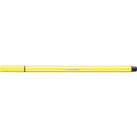 Filctoll, 1 mm, STABILO Pen 68, citromsárga (TST6824)