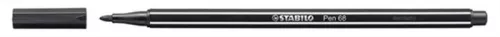 Filctoll, 1 mm, STABILO Pen 68, fekete (TST6846)