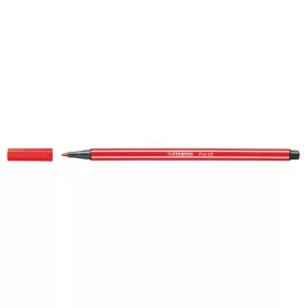 Filctoll, 1 mm, STABILO Pen 68, kármin piros (TST6848)