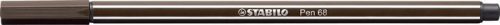 Rostirón, 1 mm, STABILO Pen 68, kávébarna (TST6865)