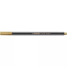 Filctoll, 1,4 mm, STABILO Pen 68 metallic, arany (TST68810)