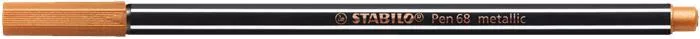 Filctoll, 1,4 mm, STABILO Pen 68 metallic, bronz (TST68820)