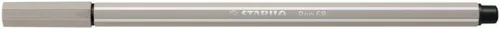Filctoll, 1 mm, STABILO Pen 68, melegszürke (TST68931)