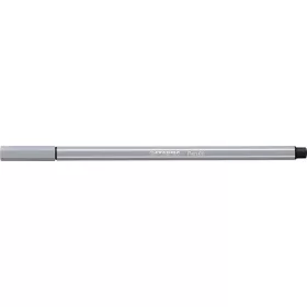 Filctoll, 1 mm, STABILO Pen 68, közép szürke (TST6895)