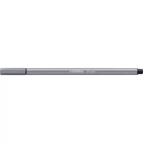Filctoll, 1 mm, STABILO Pen 68, sötét szürke (TST6896)