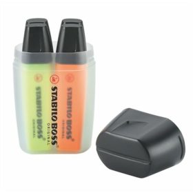   Szövegkiemelő készlet, 2-5 mm, STABILO Boss Big Box, 4 különböző szín (TST70043)