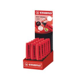   Szövegkiemelő display, 2-5 mm, STABILO BOSS original, Stabilo piros (TST70157)