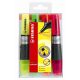 Szövegkiemelő készlet, 2-5 mm, STABILO Luminator, 4 különböző szín (TST714)