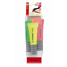   Szövegkiemelő készlet, 2-5 mm, STABILO Neon, 4 különböző szín (TST7241)