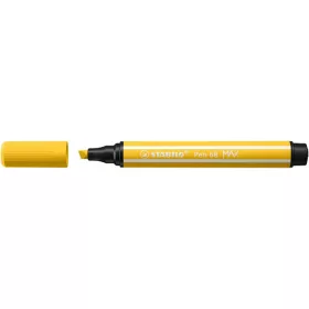   Filctoll, 1-5 mm, vágott hegy, STABILO Pen 68 MAX, sárga (TST76844)