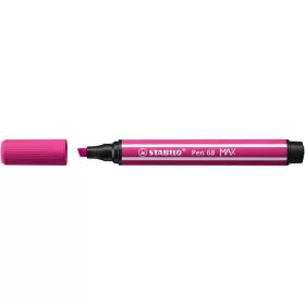   Filctoll, 1-5 mm, vágott hegy, STABILO Pen 68 MAX, pink (TST76856)