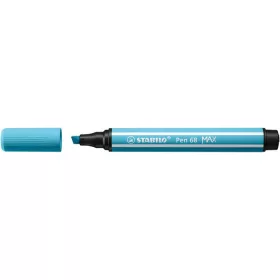   Filctoll, 1-5 mm, vágott hegy, STABILO Pen 68 MAX, azúrkék (TST76857)