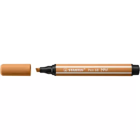   Filctoll, 1-5 mm, vágott hegy, STABILO Pen 68 MAX, sötét okker (TST76889)