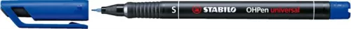 Alkoholos marker, 0,4 mm, STABILO OHPen S, kék (TST84141)