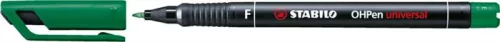 Alkoholos marker, 0,7 mm, STABILO OHPen F, zöld (TST84236)
