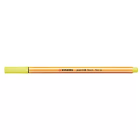 Tűfilc, 0,4 mm, STABILO Point 88, neon sárga (TST88024)