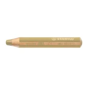   Színes ceruza, kerek, vastag, STABILO Woody 3 in 1, arany (TST880810)