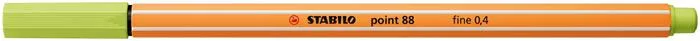 Tűfilc, 0,4 mm, STABILO Point 88, lime zöld (TST88141)