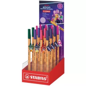   Tűfilc display, 0,4 mm, STABILO Point 88 K-Pop démonvadászok (TST88161)