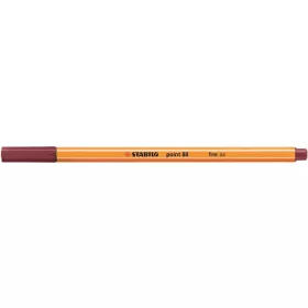 Tűfilc, 0,4 mm, STABILO Point 88, bíborvörös (TST8819)