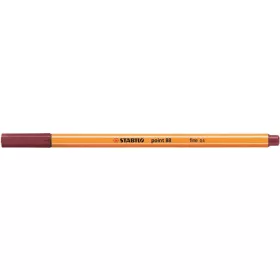 Tűfilc, 0,4 mm, STABILO Point 88, bíborvörös (TST8819)