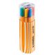 Tűfilc készlet, 0,4 mm, STABILO Point 88 Twin Pack, 20 különböző szín (TST882001)