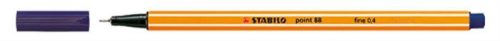 Tűfilc, 0,4 mm, STABILO Point 88, éjkék (TST88221)