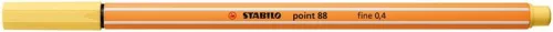 Tűfilc, 0,4 mm, STABILO Point 88, világossárga (TST88231)