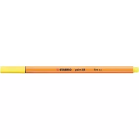 Tűfilc, 0,4 mm, STABILO Point 88, citromsárga (TST8824)