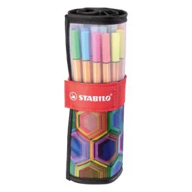   Tűfilc készlet, 0,4 mm, STABILO Point 88 ARTY, 25 különböző szín (TST882507120)