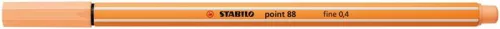 Tűfilc, 0,4 mm, STABILO Point 88, világosnarancs (TST88251)
