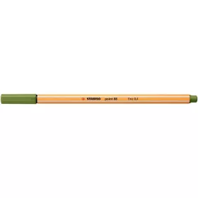 Tűfilc, 0,4 mm, STABILO Point 88, moha zöld (TST88351)