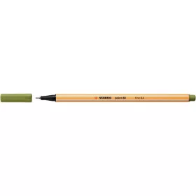Tűfilc, 0,4 mm, STABILO Point 88, sárzöld (TST8837)