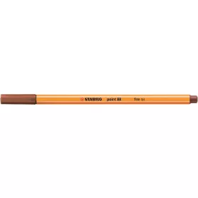Tűfilc, 0,4 mm, STABILO Point 88, vörösesbarna (TST8838)