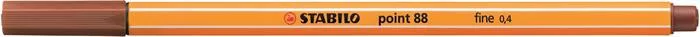 Tűfilc, 0,4 mm, STABILO Point 88, vörösesbarna (TST8838)