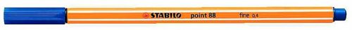 Tűfilc, 0,4 mm, STABILO Point 88, kék (TST88411)