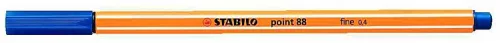 Tűfilc, 0,4 mm, STABILO Point 88, kék (TST88411)