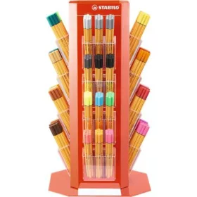   Tűfilc display, 0,4 mm, STABILO Point 88, vegyes színek (TST88480)