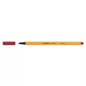   Tűfilc, 0,4 mm, STABILO Point 88, karmazsin bordó (TST88501)