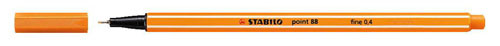 Tűfilc, 0,4 mm, STABILO Point 88, narancssárga (TST88541)