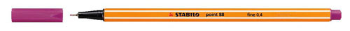Tűfilc, 0,4 mm, STABILO Point 88, sötétlila (TST88551)