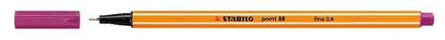 Tűfilc, 0,4 mm, STABILO Point 88, sötétlila (TST88551)