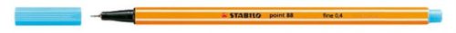 Tűfilc, 0,4 mm, STABILO Point 88, azúrkék (TST88571)