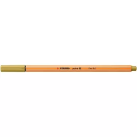 Tűfilc, 0,4 mm, STABILO Point 88, khaki (TST88661)