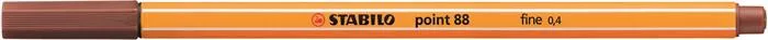 Tűfilc, 0,4 mm, STABILO Point 88, vörösbarna (TST8875)