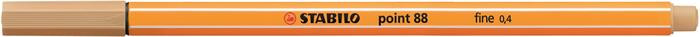 Tűfilc, 0,4 mm, STABILO Point 88, világos okker (TST8888)