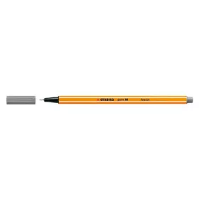 Tűfilc, 0,4 mm, STABILO Point 88, szürke (TST88961)