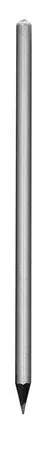Ceruza, ezüst, fehér SWAROVSKI&reg; kristállyal, 14 cm, ART CRYSTELLA&reg; (TSWC103)