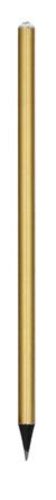 Ceruza, arany, fehér SWAROVSKI® kristállyal, 14 cm, ART CRYSTELLA® (TSWC203)